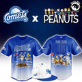 Oklahoma City Comets x Peanuts Night Limited Edition Baseball Jersey