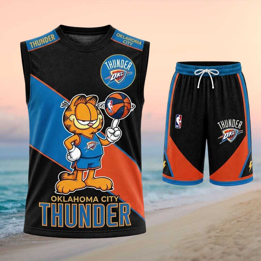 Oklahoma City Thunder Garfield Basketball Shirt