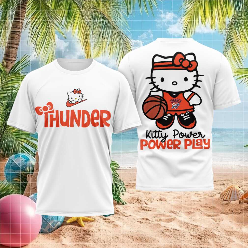 Oklahoma City Thunder Hello Kitty Power Play Basketball 2026 Shirt