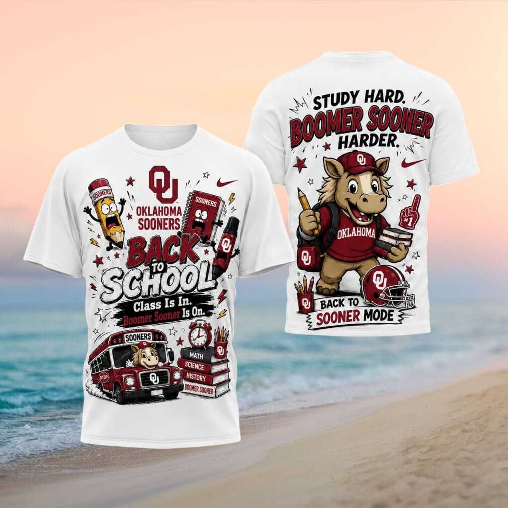 Oklahoma Sooners Boomer Mascot Back To School Shirt