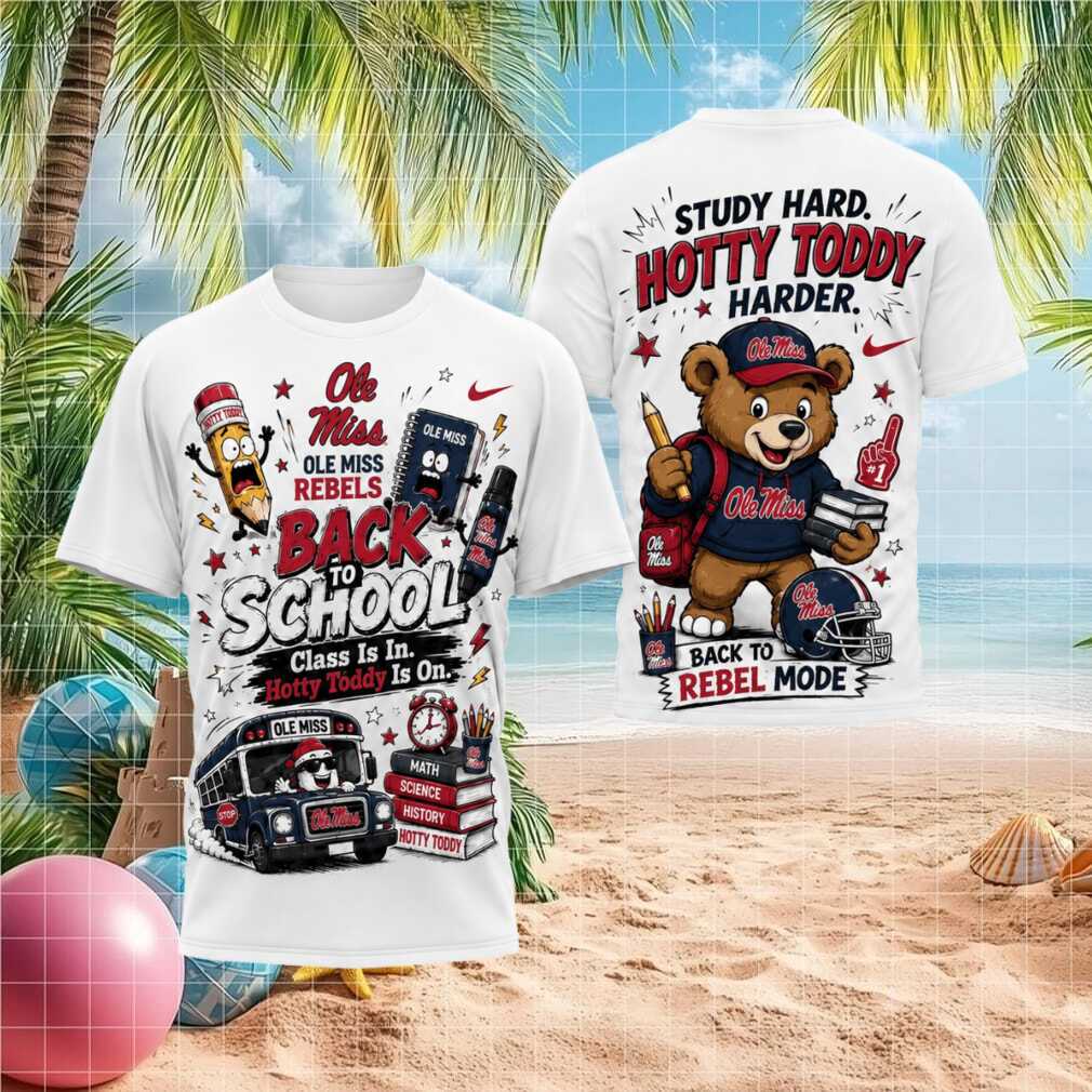 Ole Miss Rebels Mascot Hotty Toddy Back To School Shirt