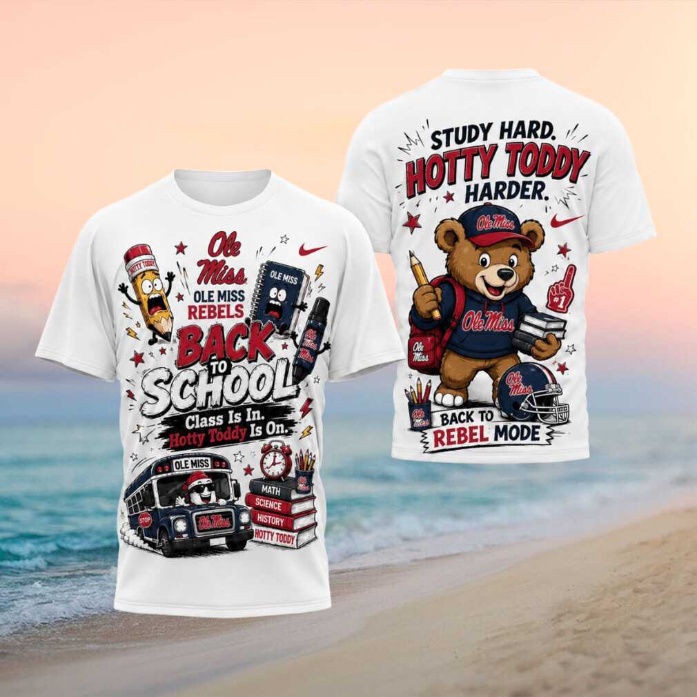 Ole Miss Rebels Mascot Hotty Toddy Back To School Shirt
