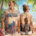 One Piece Anime Anniversary Celebration Voyage Adventure Fans Retro Style Unisex Summer Cotton Shirt
