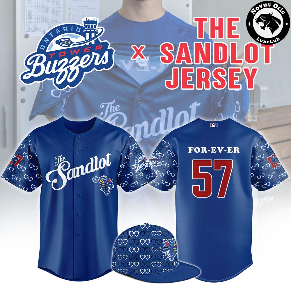 Ontario Tower Buzzers x The Sandlot Jersey Custom Limited Edition Baseball Jersey