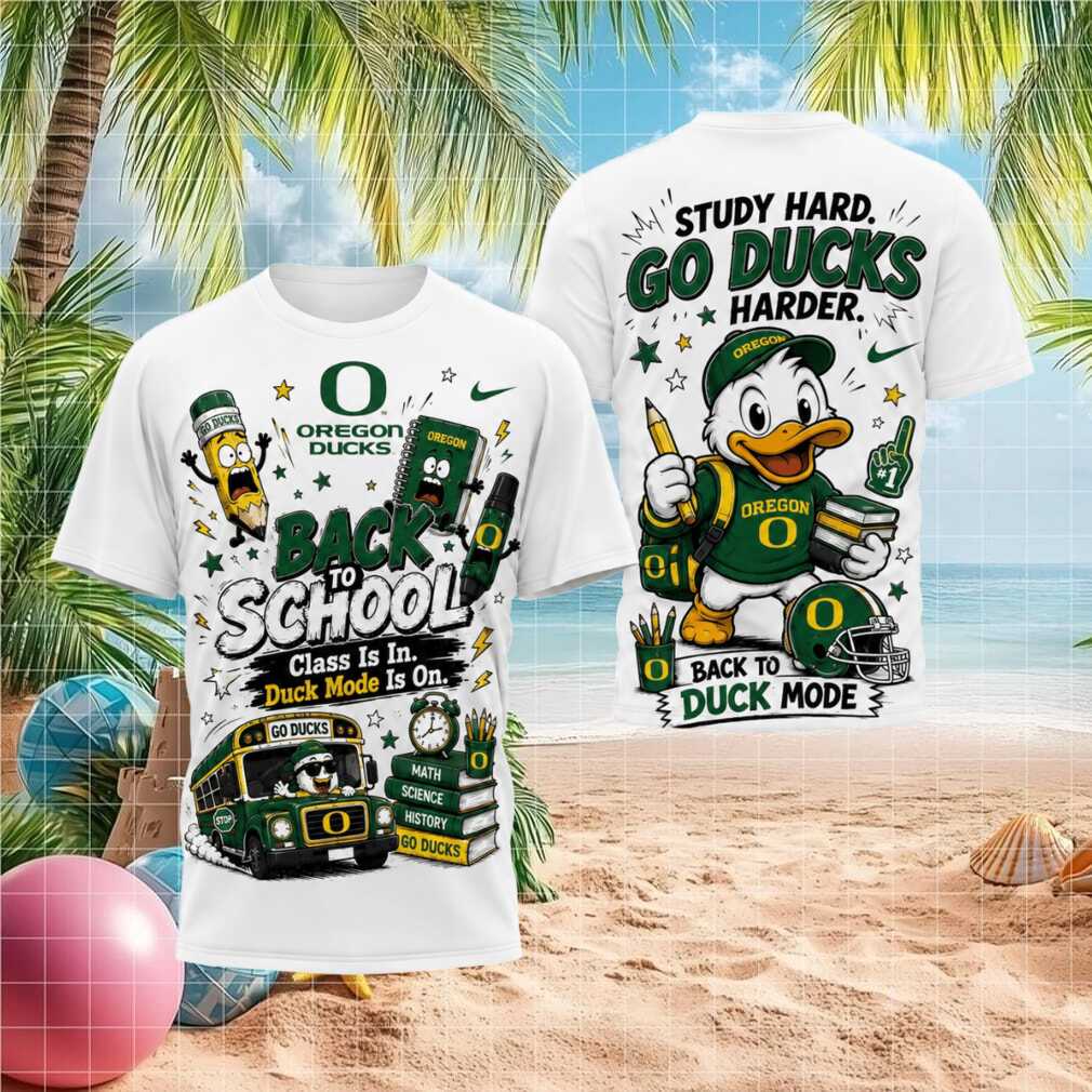 Oregon Ducks Back To School Duck Mode Shirt