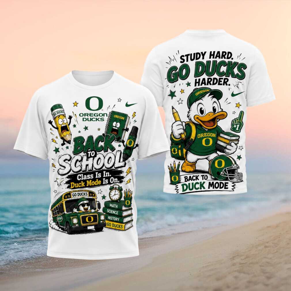 Oregon Ducks Back To School Duck Mode Shirt