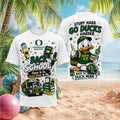 Oregon Ducks Mascot Back To School Duck Mode Game Day Shirt