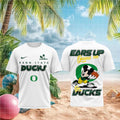 Oregon Ducks Mickey Basketball Ears Up Sports Shirt