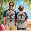 Tennessee Titans Football Monkey Game Day Buddy Retro Style Shirt