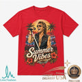 Bon Jovi Summer Vibes Rock Music Beach Party Guitar Graphic Shirt - Limotees LLC