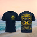 Michigan Wolverines Firefighter Courage In Service T Shirt - Limotees LLC