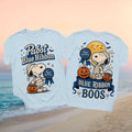 Pabst Blue Ribbon Snoopy Mummy Halloween Blue Ribbon Boos Shirt