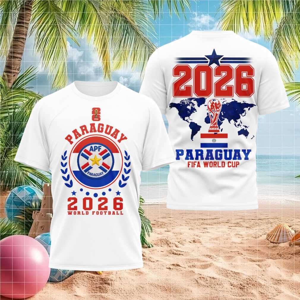 Paraguay 2026 FIFA World Cup Football Tournament Fans Souvenir Sport Shirt