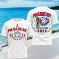 Paraguay FIFA World Cup 2026 National Soccer Team Sports Tournament Supporter Shirt - Limotees LLC
