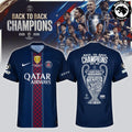 Paris Saint Germain 2026 Champions League Back To Back Winners Jersey