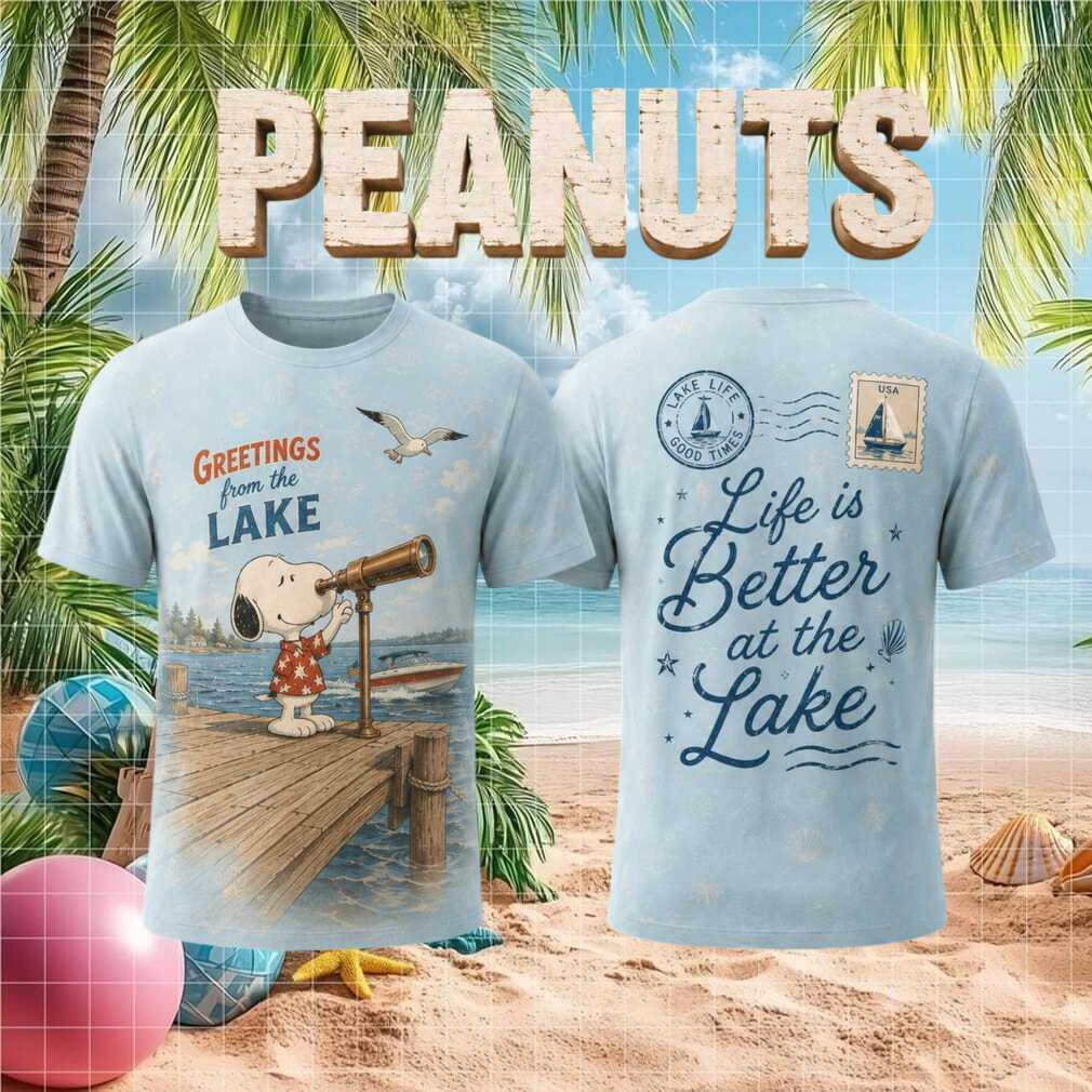 Peanuts Snoopy Lake Life Summer Vacation Gift For Shirt