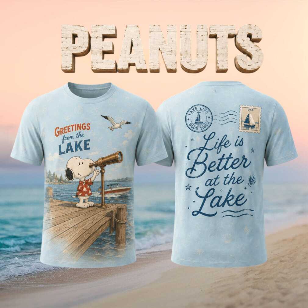 Peanuts Snoopy Lake Life Summer Vacation Gift For Shirt