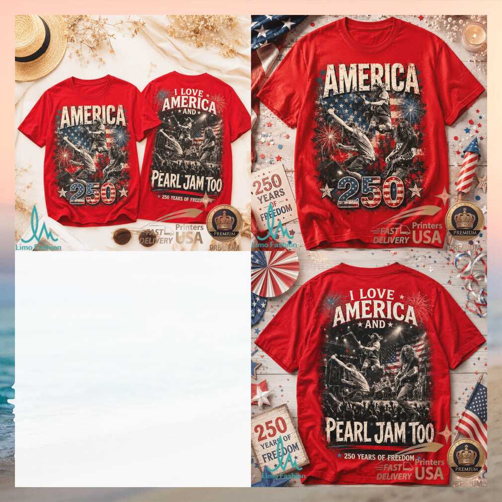 Pearl Jam America 250 Years Of Freedom Vintage Style Shirt - Limotees LLC