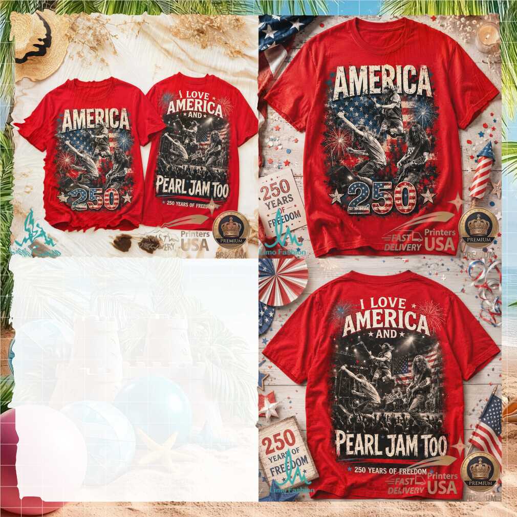 Pearl Jam America 250 Years Of Freedom Vintage Style Shirt - Limotees LLC