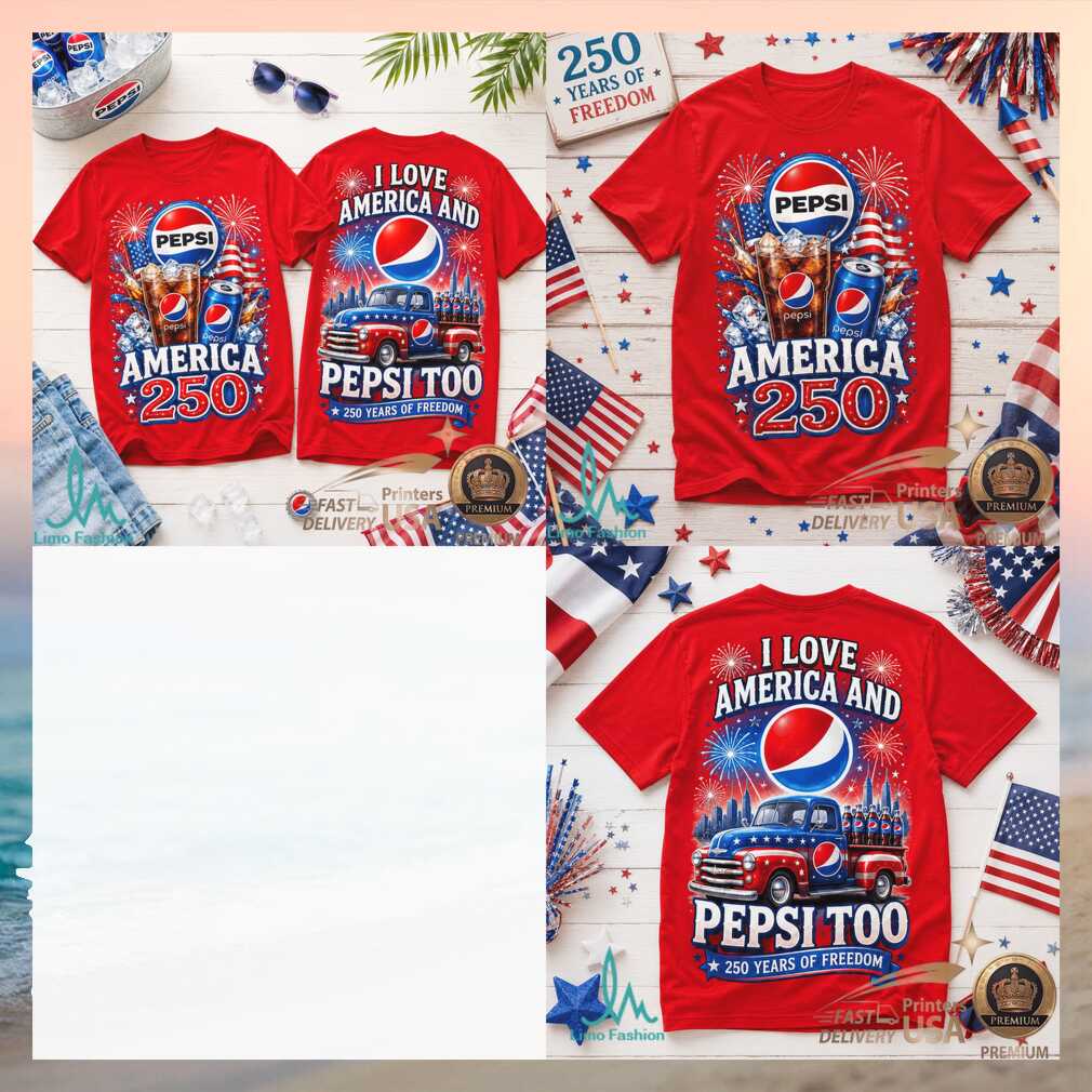 Pepsi America 250 Years of Freedom Retro Truck Shirt - Limotees LLC