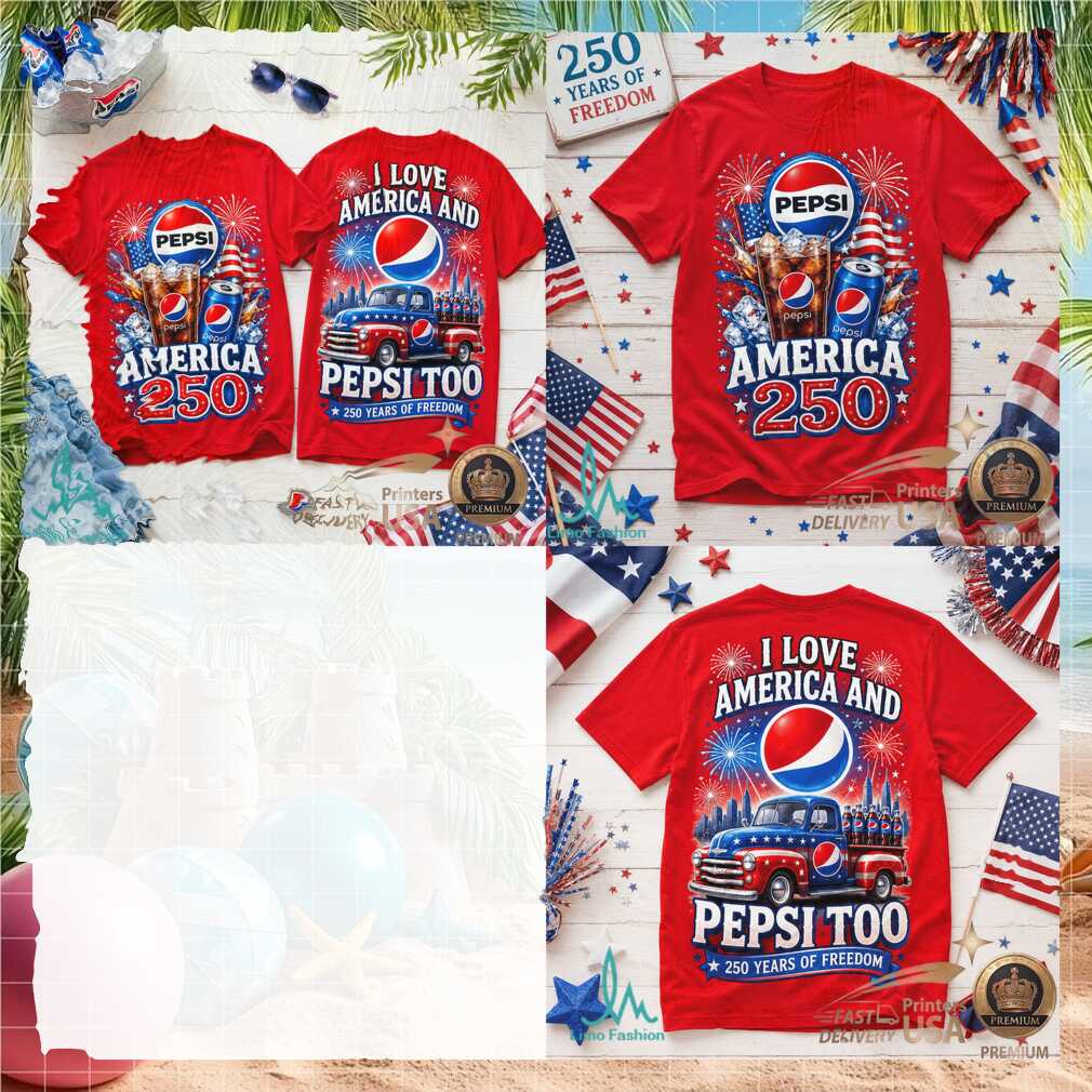Pepsi America 250 Years of Freedom Retro Truck Shirt - Limotees LLC