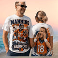 Peyton Manning Denver Broncos Vintage Legend Quarterback Football Sports Fan Gifts Shirt