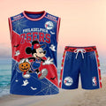 Philadelphia 76ers Mickey Mouse Halloween Basketball Shirt