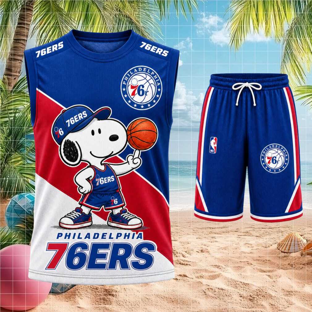 Philadelphia 76ers Snoopy Basketball Shirt