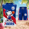 Philadelphia 76ers Snoopy Basketball Shirt