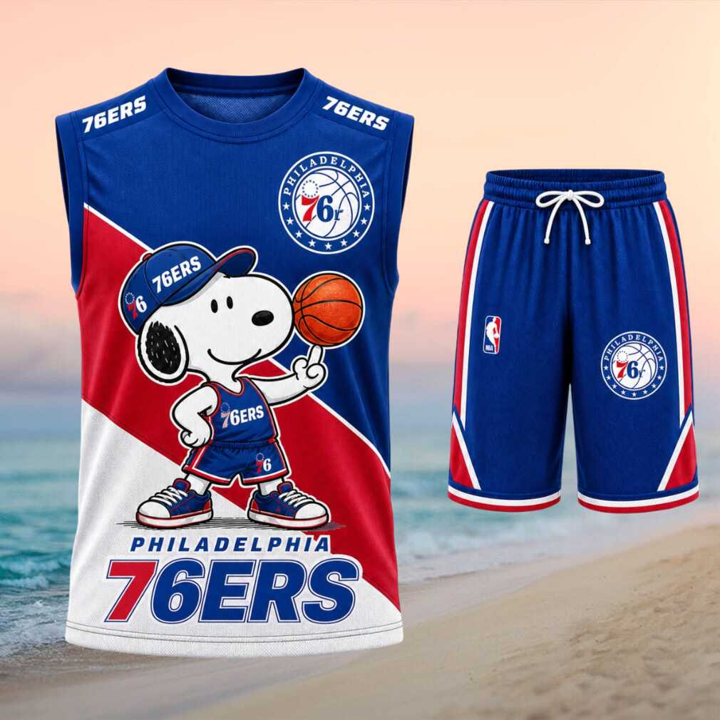 Philadelphia 76ers Snoopy Basketball Shirt
