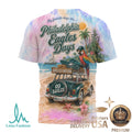 Philadelphia Eagles Beach Tropical Parrot Summer Men's T Shirt - Limotees LLC