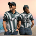 Philadelphia Eagles Custom Name Number Referee Stripe Est 1933 Football Fans Men Women Shirt - Limotees LLC
