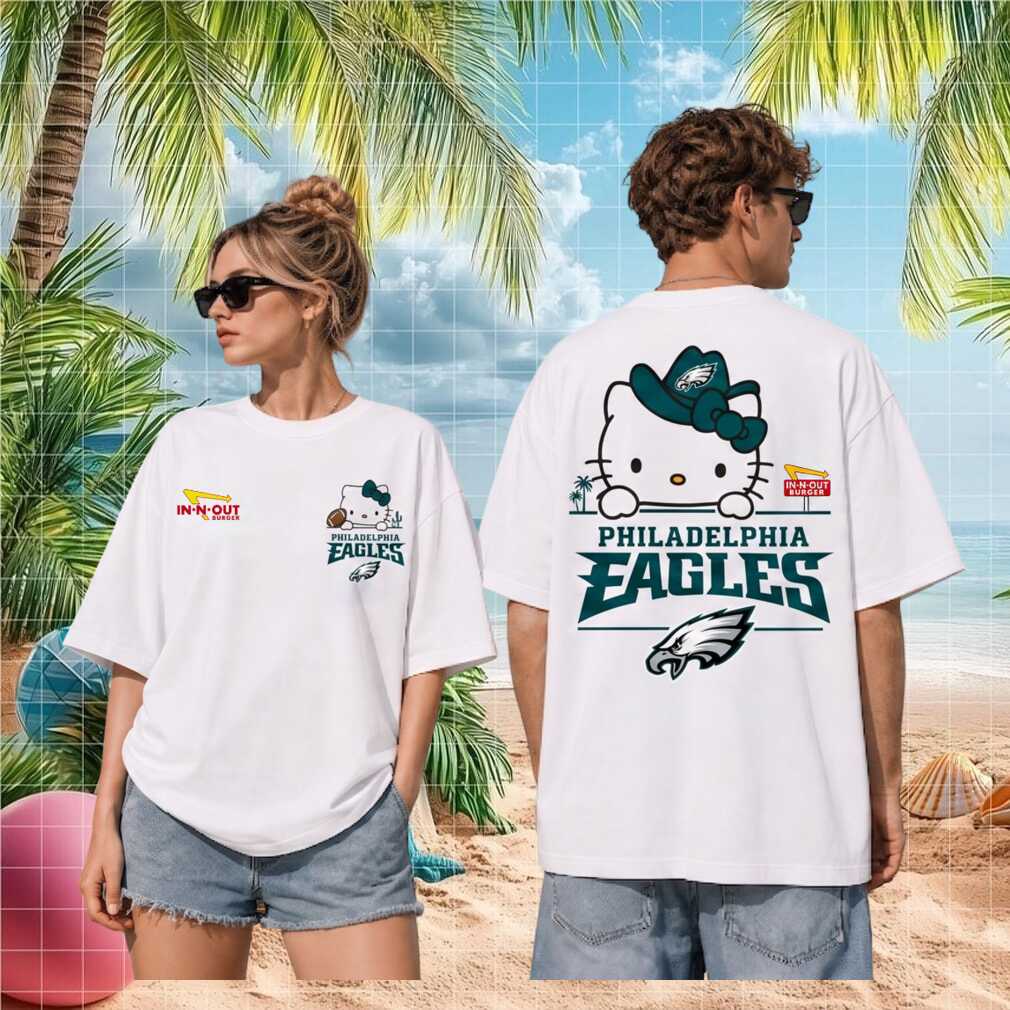 Philadelphia Eagles Hello Kitty Football Fan Apparel Shirt