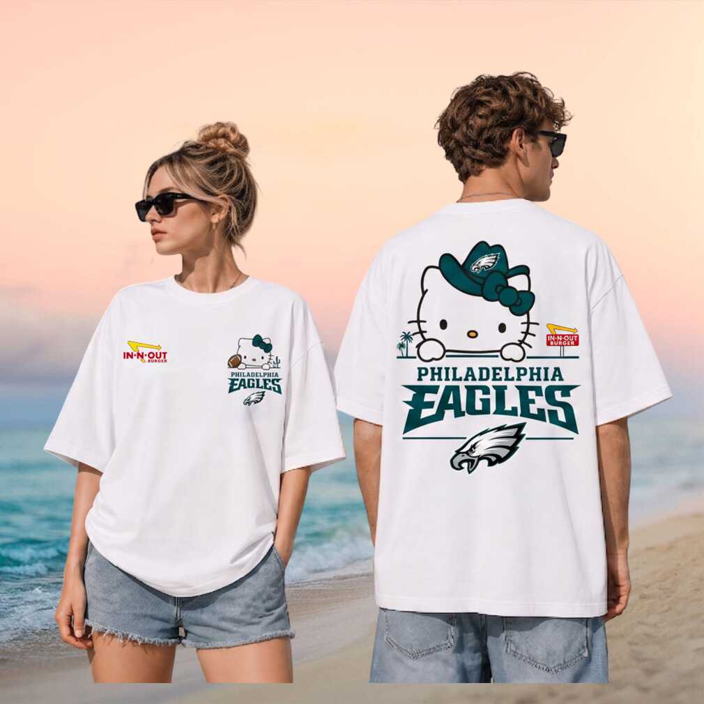 Philadelphia Eagles Hello Kitty Football Fan Apparel Shirt