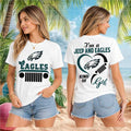 Philadelphia Eagles Jeep Heartbeat Football Fan Shirt - Limotees LLC