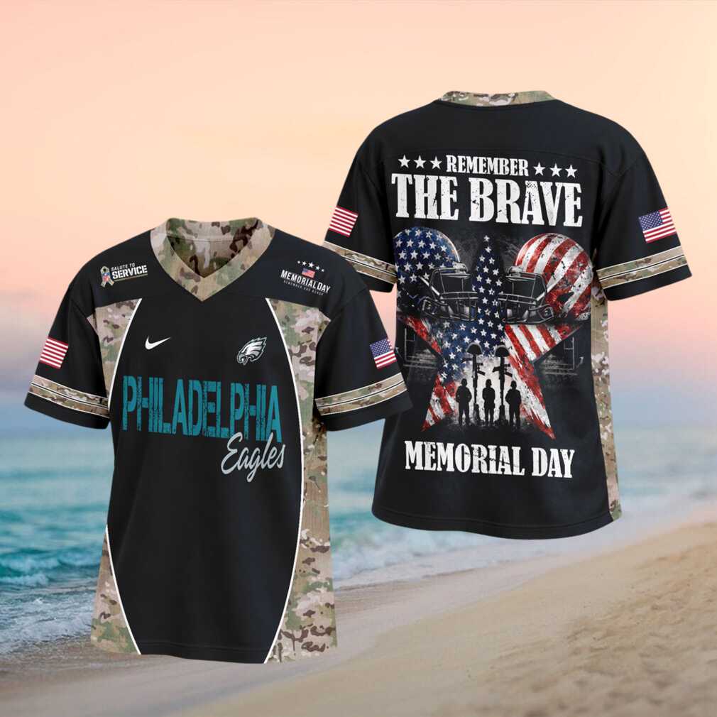 Philadelphia Eagles Memorial Day Salute To Service Camo Shirt