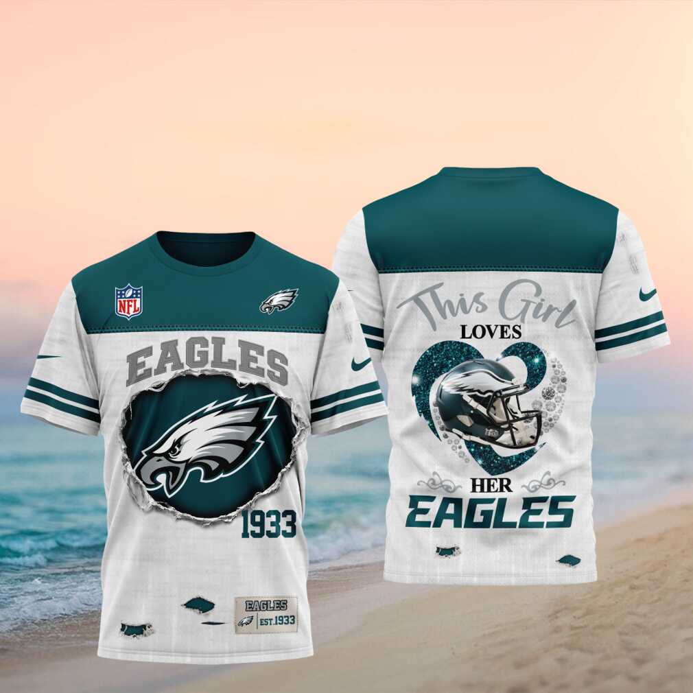 Philadelphia Eagles NFL Football Team 1933 Women Fans Shirt