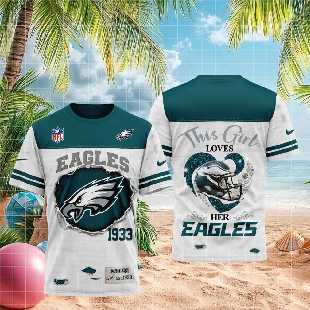 Philadelphia Eagles NFL Football Team 1933 Women Fans Shirt