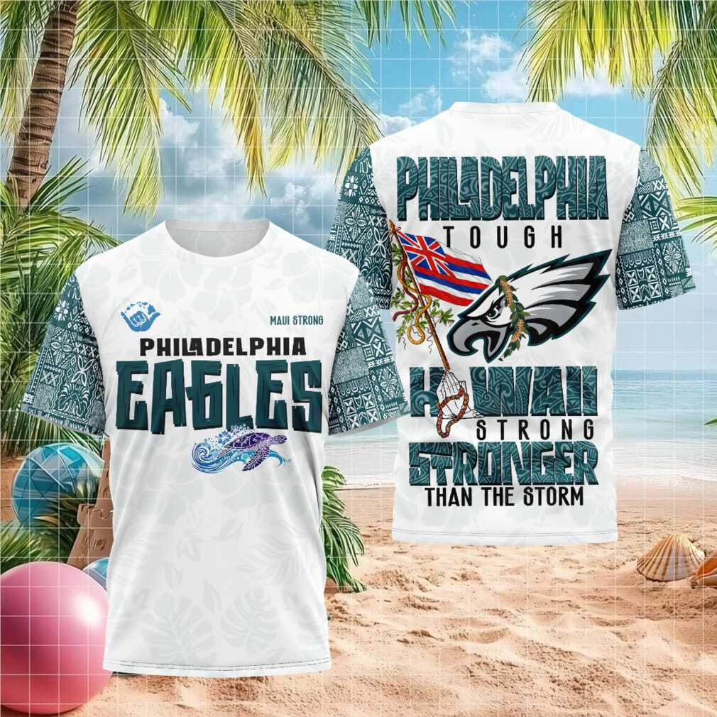 Philadelphia Eagles NFL Hawaiian Stronger Than The Storm Shirt