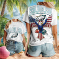 Philadelphia Eagles Patriotic Eagle Football Shirt - Limotees LLC