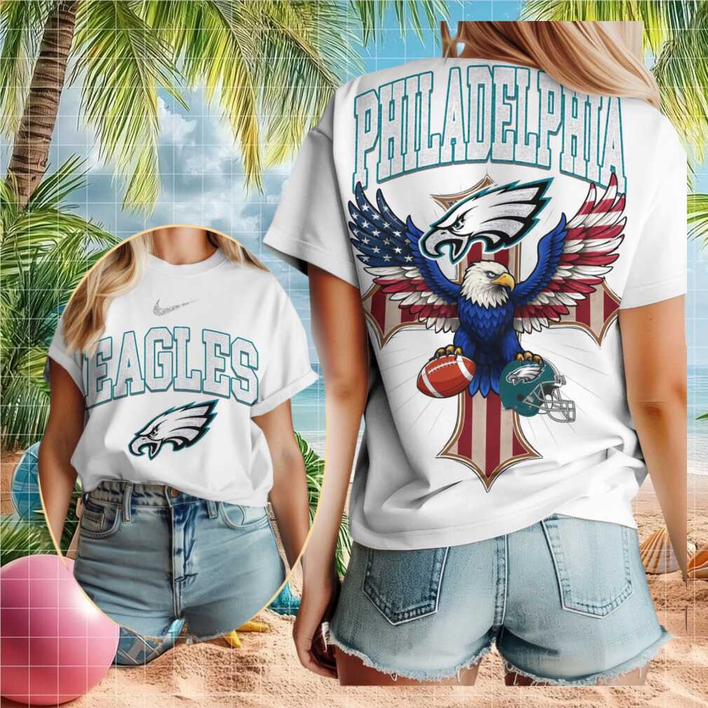 Philadelphia Eagles Patriotic Eagle Football Shirt - Limotees LLC