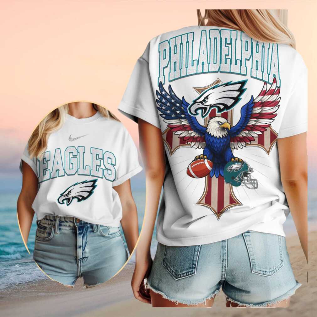 Philadelphia Eagles Patriotic Eagle Football Shirt - Limotees LLC