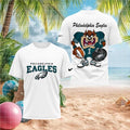 Philadelphia Eagles Taz Football Mascot T Shirt