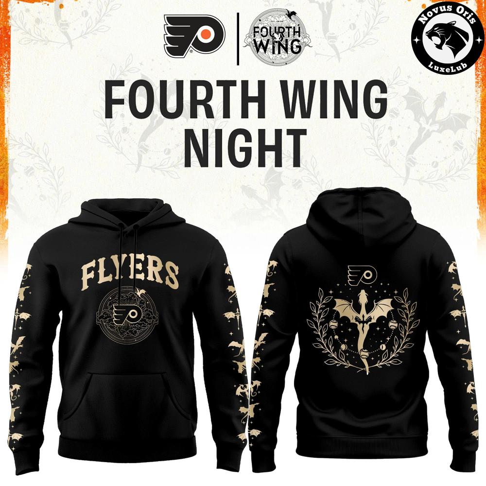 Philadelphia Flyers Fourth Wing Night Limited Edition Hoodie