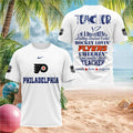 Philadelphia Flyers Hockey Teacher Teach Love Inspire T Shirt