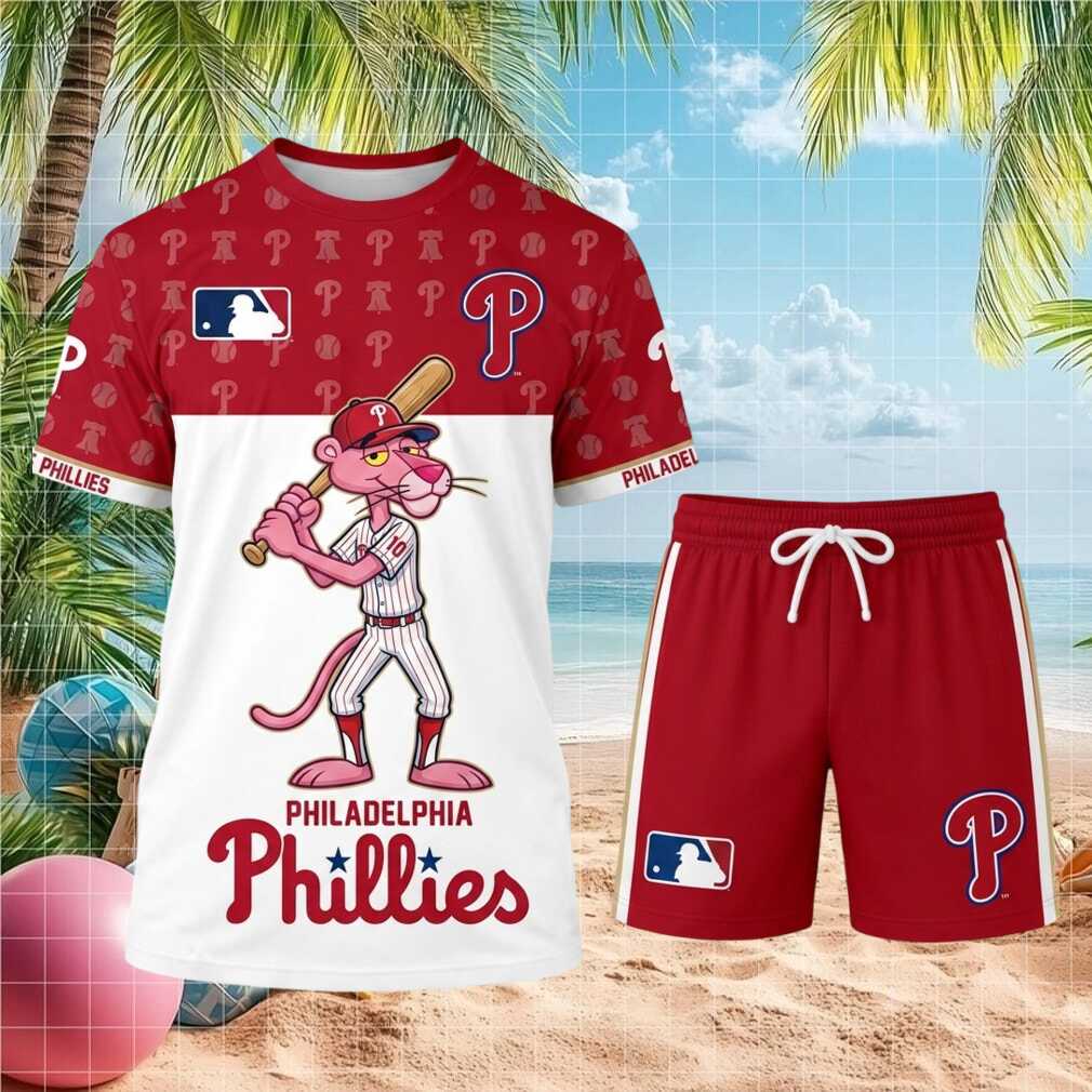 Philadelphia Phillies Pink Panther Baseball Shirt