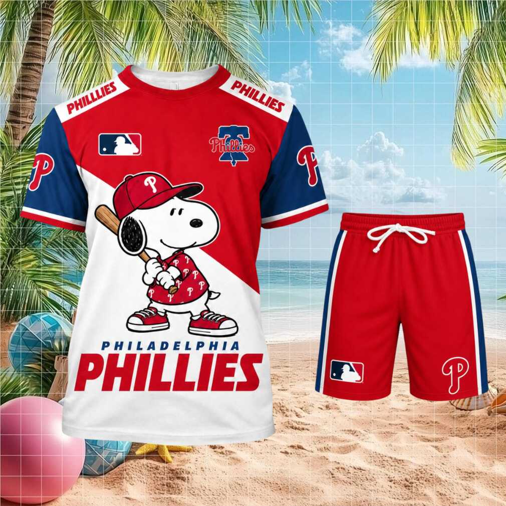 Philadelphia Phillies Snoopy Baseball Cartoon Sports Shirt