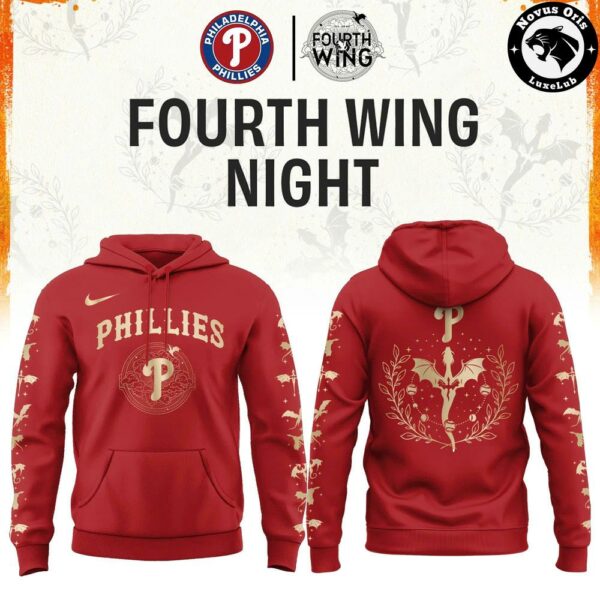 Philadelphia Phillies x Fourth Wing Night Limited Edition Hoodie