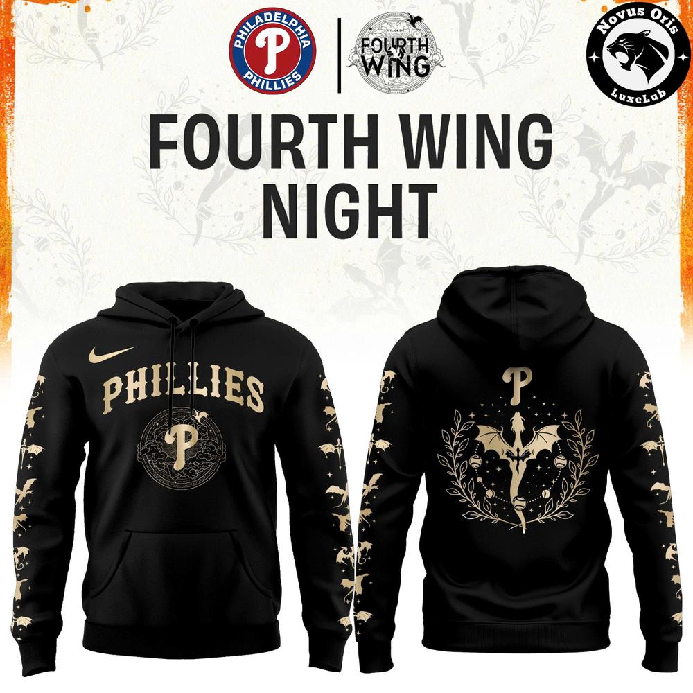 Philadelphia Phillies x Fourth Wing Night Limited Edition Hoodie