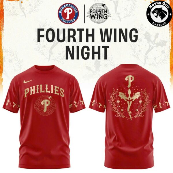 Philadelphia Phillies x Fourth Wing Night Limited Edition T-Shirt